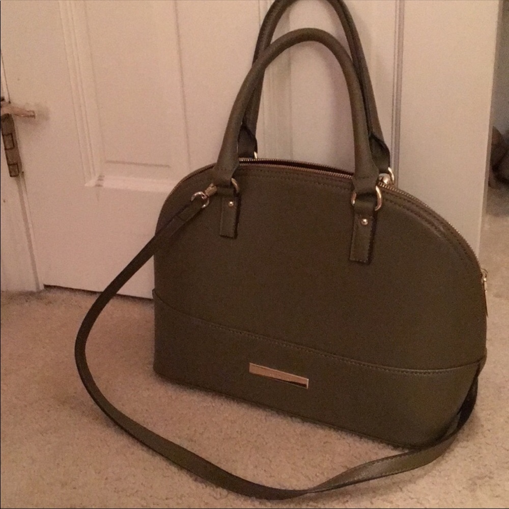 Anne Klein Olive Green Handbag